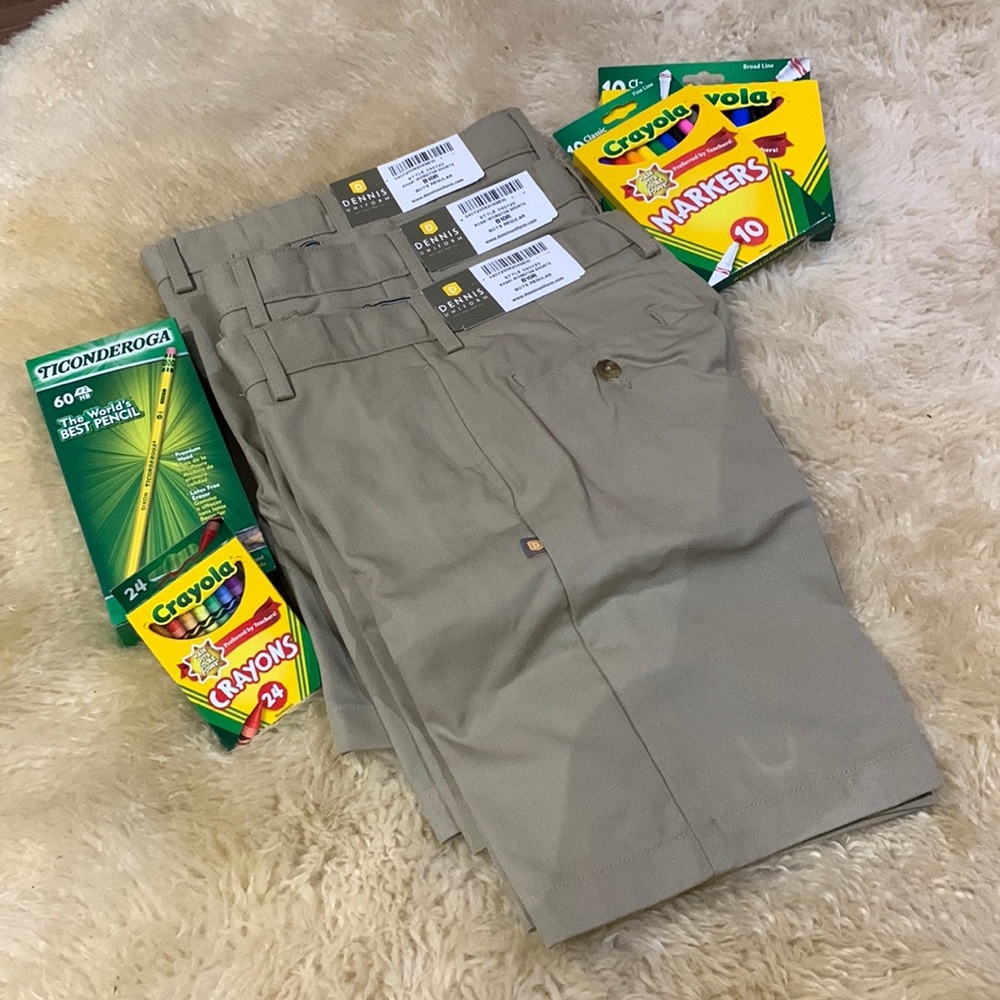 UNIFORM LOT X3 pairs of khaki shorts